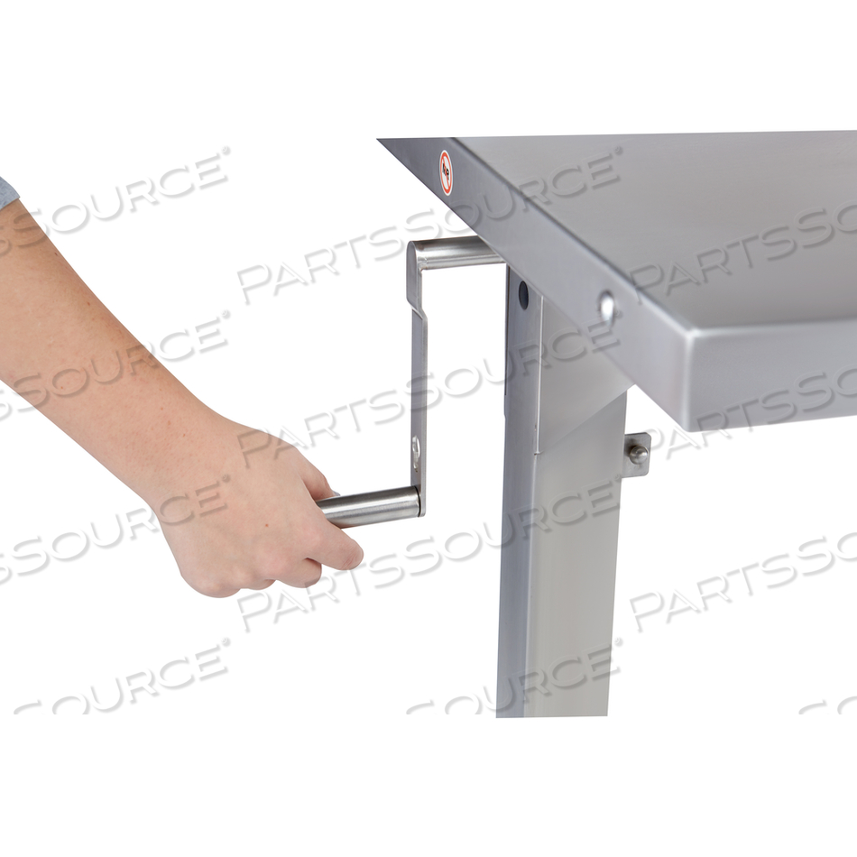 GEORGETOWN INSTRUMENT TABLE ADJ HT 48"W X (36 - 56)"H X 24"D by Blickman GEORGETOWN INSTRUMENT TABLE ADJ HT 48"W X (36 - 56)"H X 24"D by Blickman