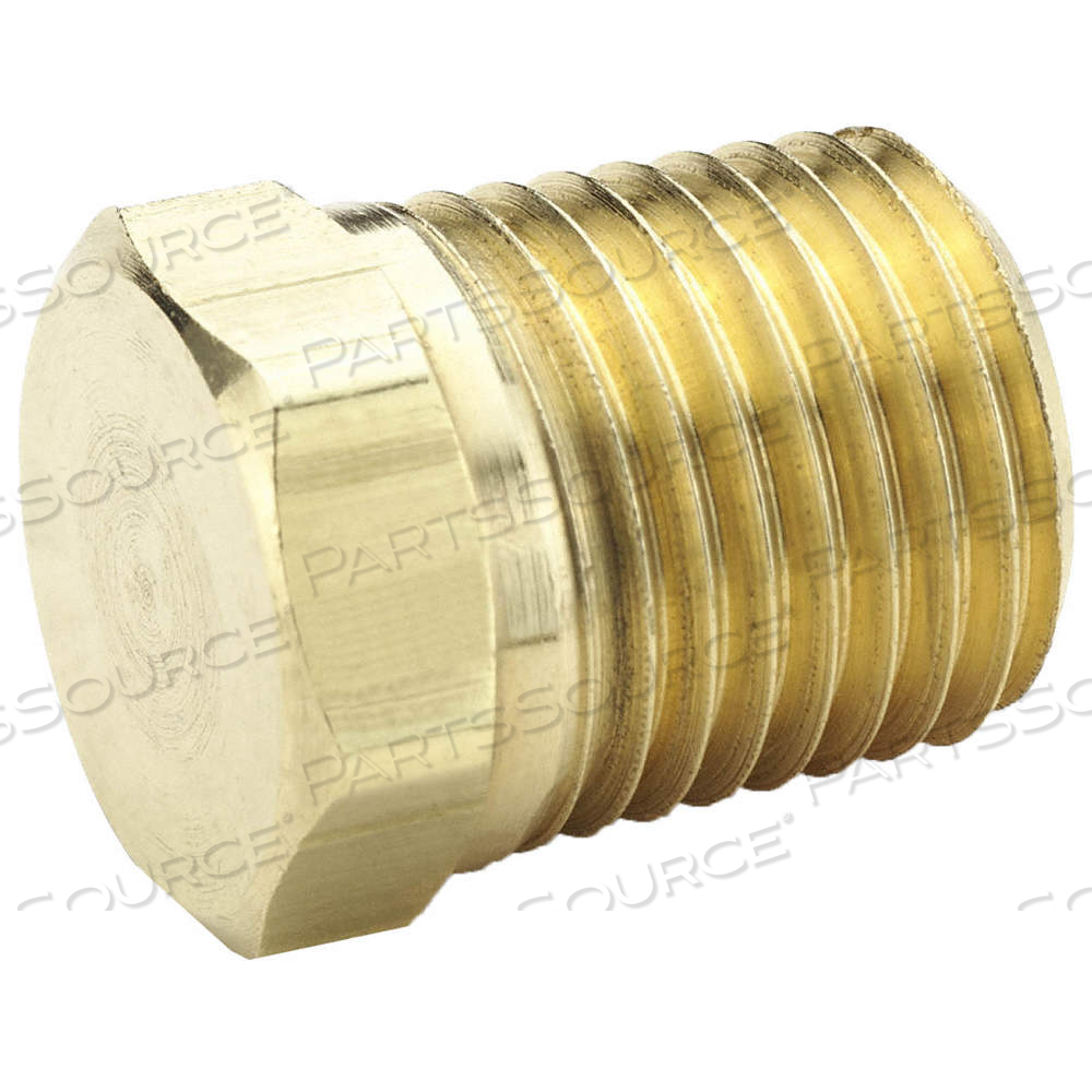 HEX HEAD PLUG BRASS 3/4 PIPE SIZE MNPT by Parker Hannifin Corporation
