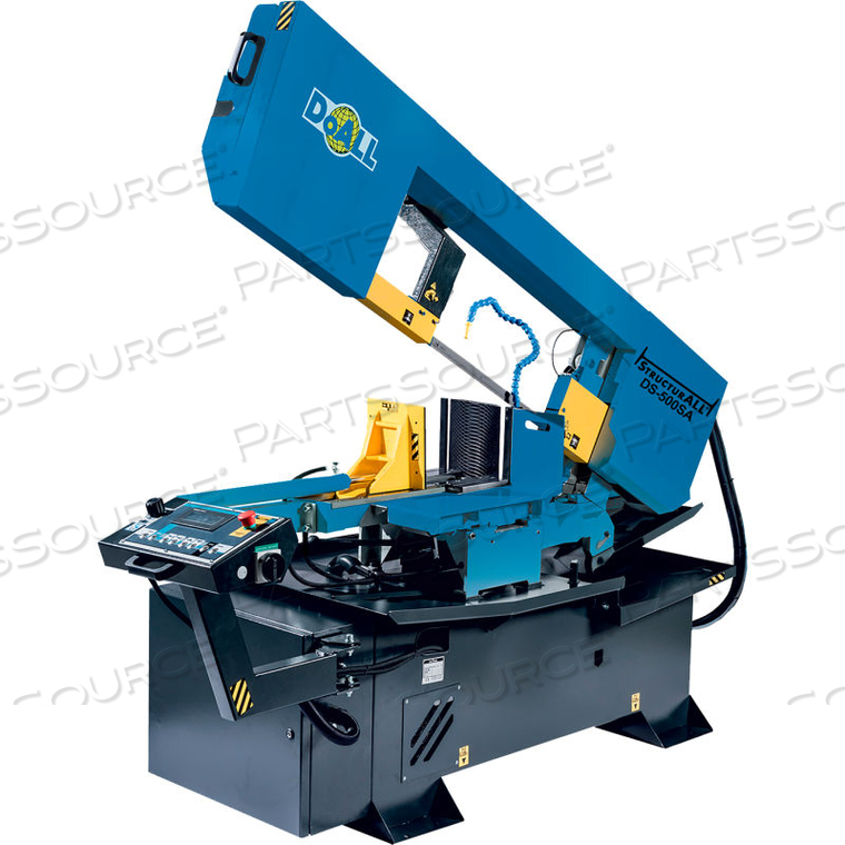 HORIZONTAL DUAL-MITER SEMI-AUTOMATIC BAND SAW, 14" X 20" CUTTING CAPACITY, 230V, 4 HP, 3-PH. 