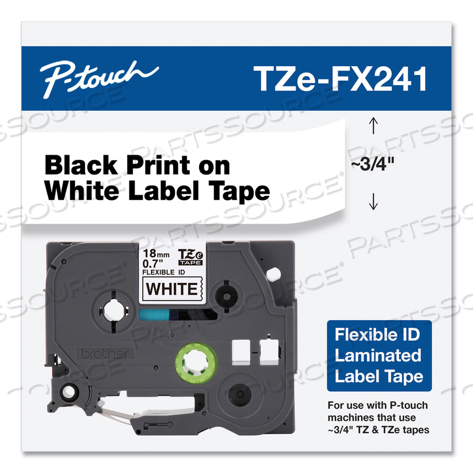 LABEL TAPE CARTRIDGE WHITE 26FTX0.70IN by Brother