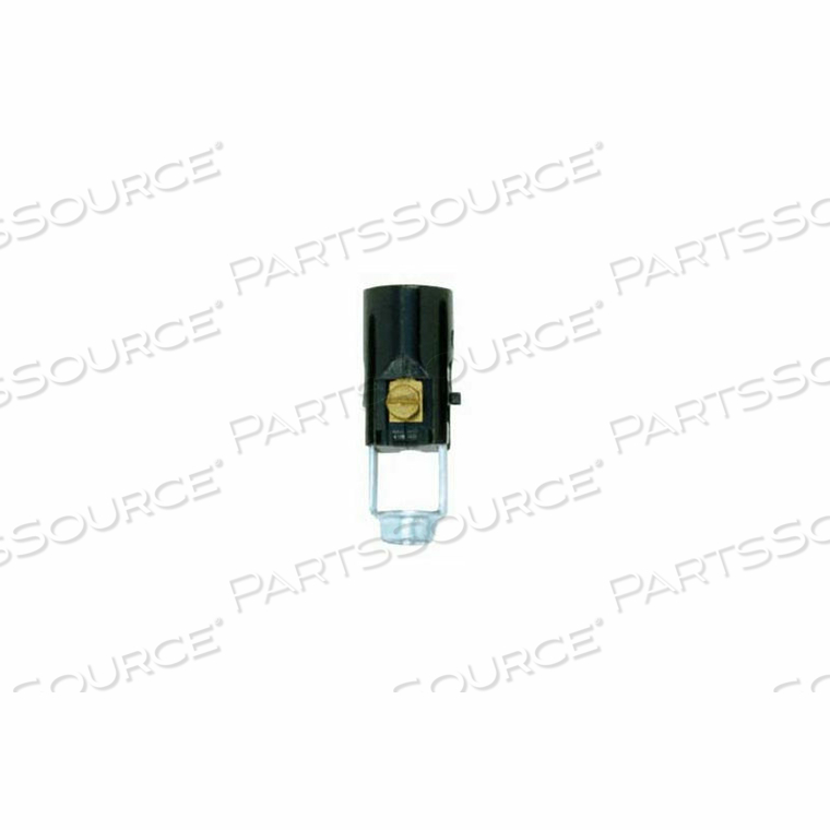 PHENOLIC CANDELABRA SOCKET WITH PAPER LINER 2-IN. SCREW TERMINALS-DOUBLE LEG 