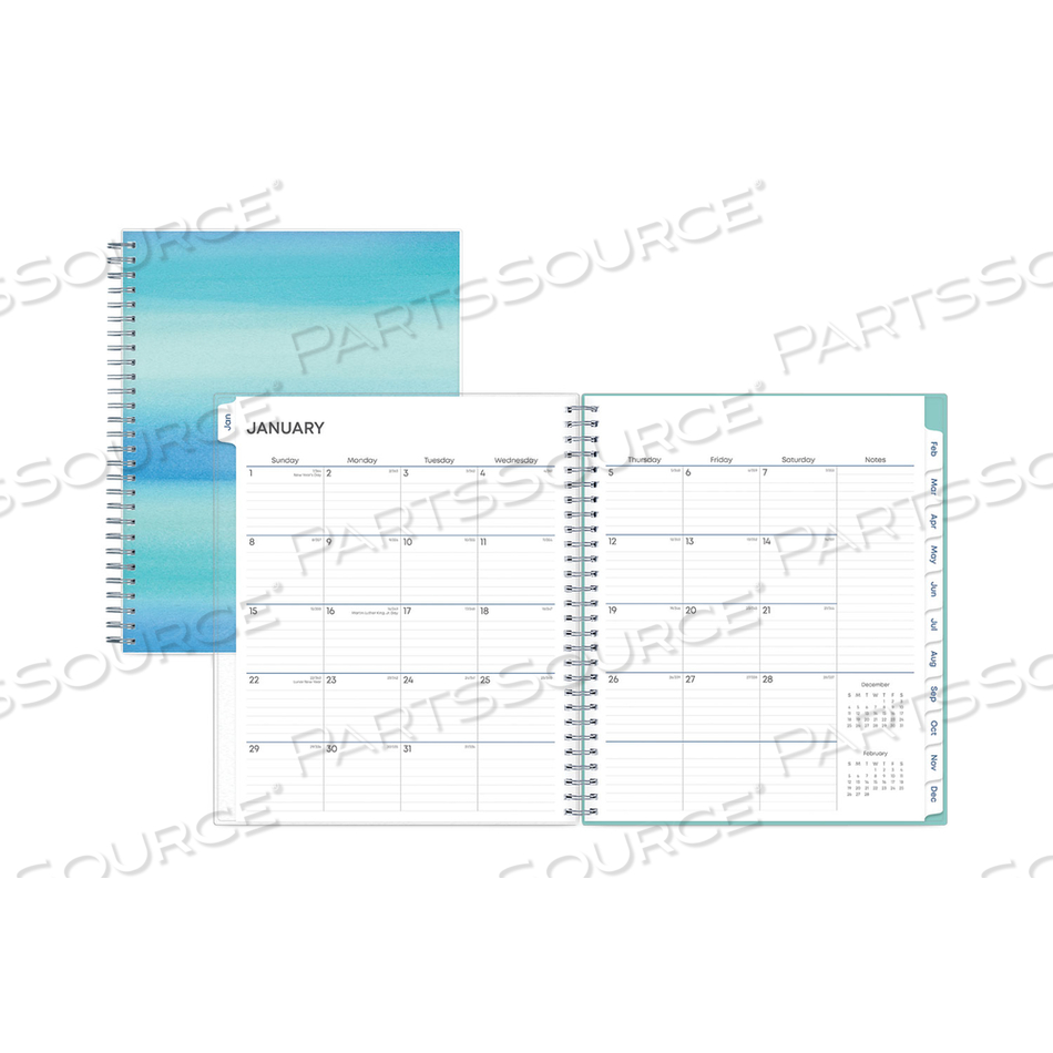 CHLOE FROSTED MONTHLY PLANNER, CHLOE ARTWORK, 10 X 8, BLUE COVER, 12-MONTH (JAN TO DEC): 2023 