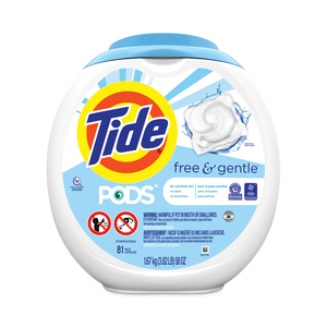 PODS, UNSCENTED, 81 PODS/TUB, 4 TUBS CARTON by Tide PODS, UNSCENTED, 81 PODS/TUB, 4 TUBS CARTON by Tide