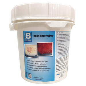 BASE NEUTRALIZER POWDER, 2 GAL VOLUME ABSORBED PER PKG., 10 LB WT, PAIL, BASES, BASE by Absorbent Specialty Products