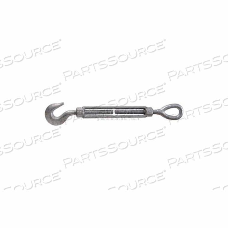 1" X 12" HOOK & EYE TURNBUCKLE - PACK OF 2 