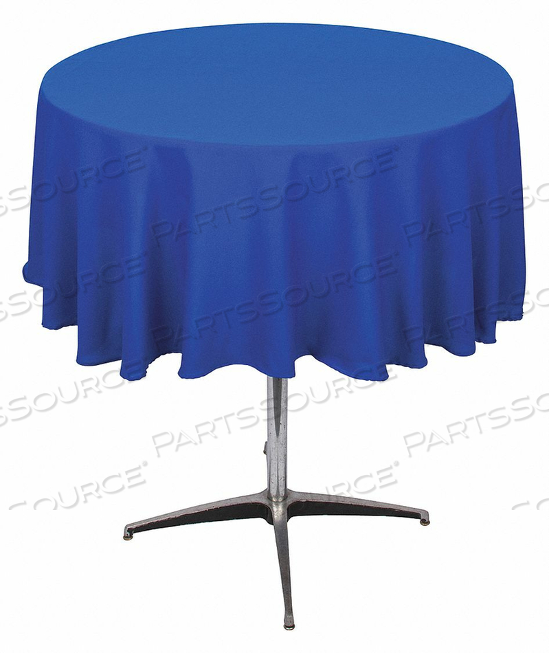 TABLECLOTH ROUND 72 IN. ROYAL BLUE 