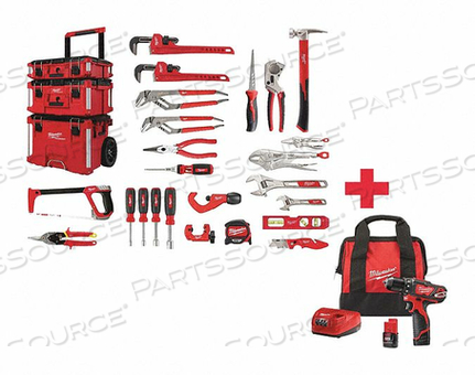 PLUMBERS TOOL KIT 22 PIECES by Milwaukee Electric Tools