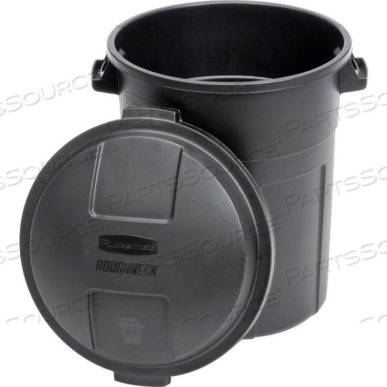 ROUGHNECK REFUSE CONTAINER 2892- 20 GALLON, BLACK 