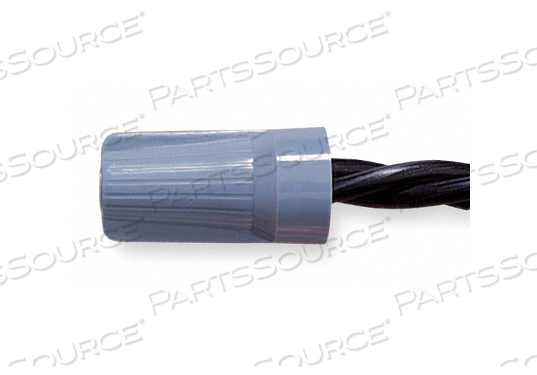 CONNECTOR, WIRE, TWIST-ON, FINS, NYLON, 600V, 2 #18 - 2 #6, BLUE by Buchanan