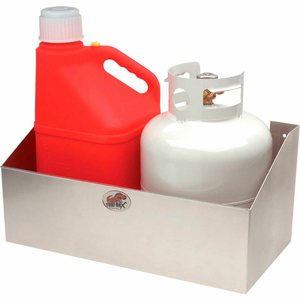 TOW-RAX PROPANE FUEL 2 JUG RACK, ALUMINUM 12"H X 22-1/2"W X 12-1/2"D by Phoenix USA, Inc.