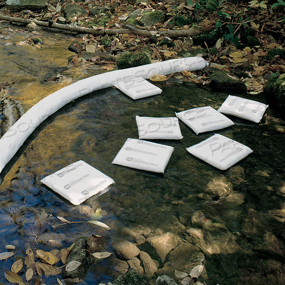 PIG SKIMMER OIL-ONLY ABSORBENT PILLOW by New Pig Corporation