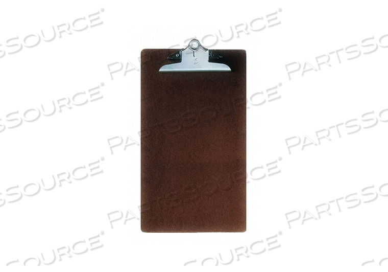 CLIPBOARD LEGAL SIZE HARDBOARD BROWN by Ability One