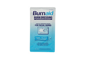 BURN FACE DRESSING STERILE WHITE by Burnaid