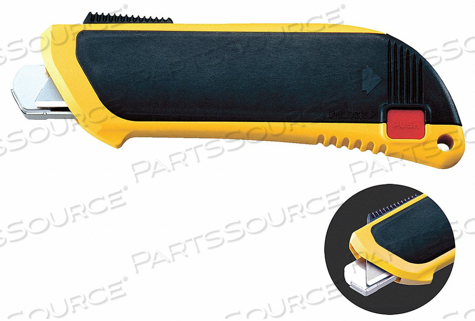 SAFETY KNIFE 5-1/2 IN. YELLOW by Olfa