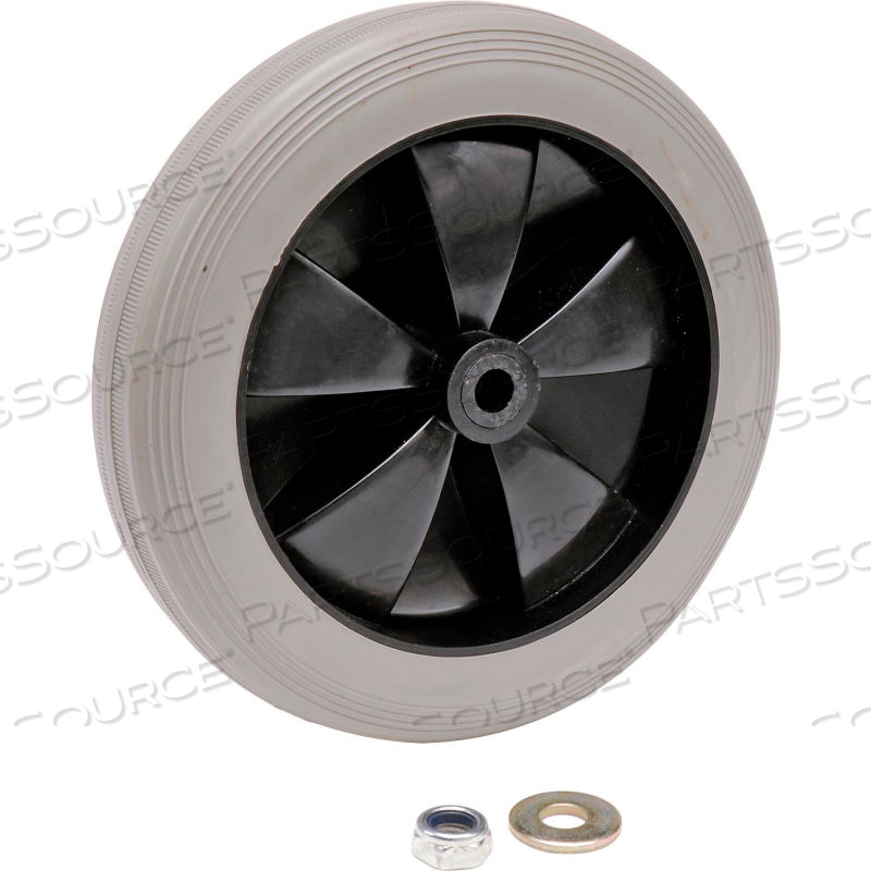 REPLACEMENT 8" REAR WHEEL FOR JANITOR CART (MODELS 603574, 603590) by Approved Vendor