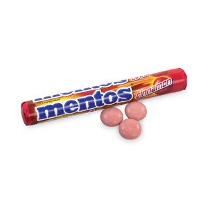 CINNAMON SINGLES CHEWY MINTS, 1.32 OZ, 15 ROLLS by Mentos