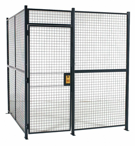 WELDED PARTITION CAGE 16FT. 4INW 4 SIDED by Rapidwire