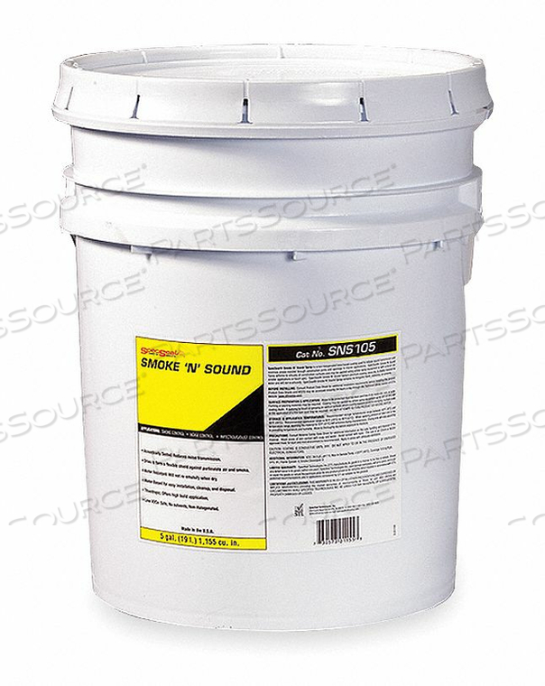 SMOKE AND ACOUSTICAL CAULK 5 GAL. WHITE by STI