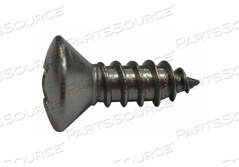 SHEET METAL SCREW, #8 SIZE, 1/2 IN LG, 18-8 STAINLESS STEEL, PLAIN, OVAL, SMS, PHILLIPS by Fabory SHEET METAL SCREW, #8 SIZE, 1/2 IN LG, 18-8 STAINLESS STEEL, PLAIN, OVAL, SMS, PHILLIPS by Fabory