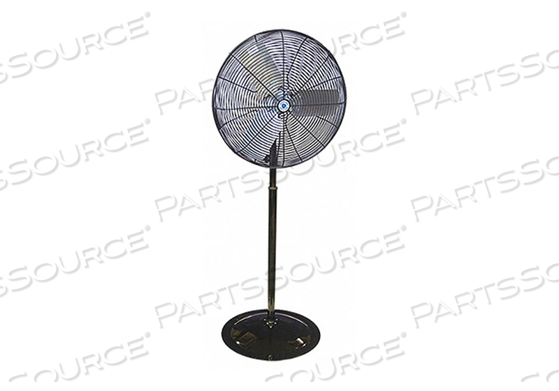 OSHA PEDESTAL FAN BLACK 36 by JJS Technical Services
