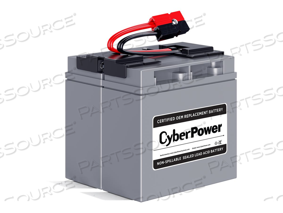 RB12170X2A, UPS BATTERY, 2 X BATTERY, LEAD ACID, 17 AH by CyberPower
