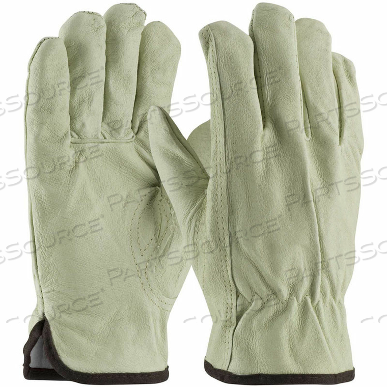 INSULATED TOP GRAIN PIGSKIN DRIVERS GLOVES, 3M THINSULATE LINED, PREMIUM QUALITY, S 