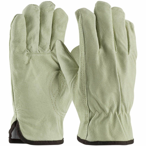 INSULATED TOP GRAIN PIGSKIN DRIVERS GLOVES, 3M THINSULATE LINED, PREMIUM QUALITY, S by Protective Industrial Products