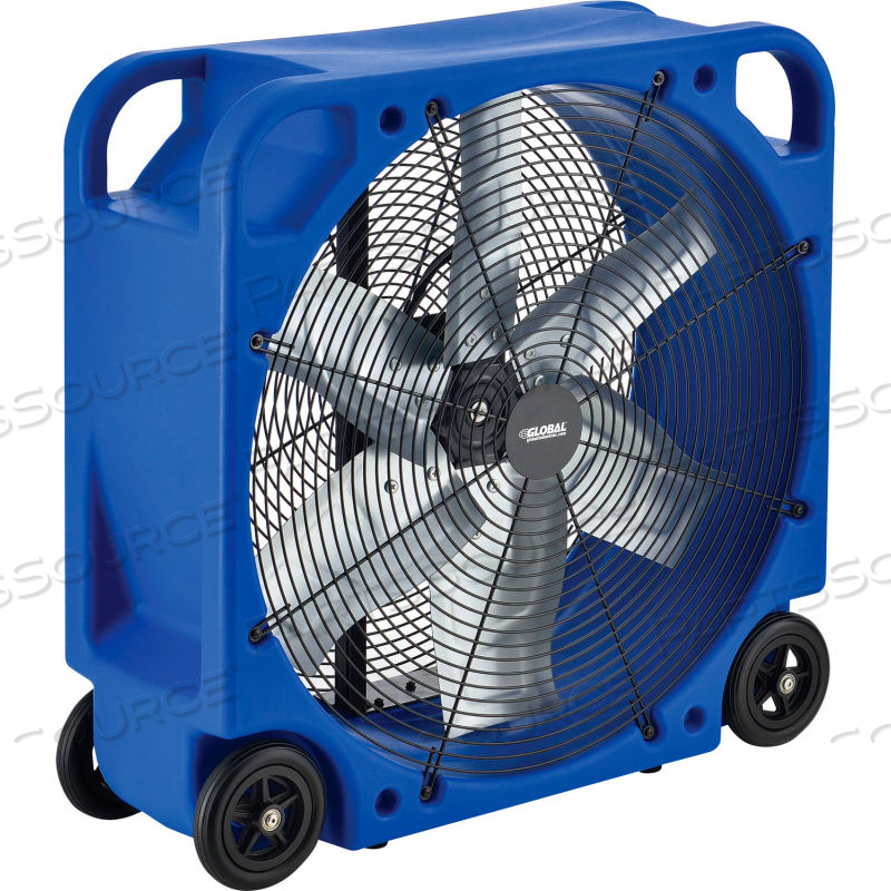 28" BLOWER FAN, ROTOMOLD PLASTIC, DIRECT DRIVE, 6000 CFM, 1/3 HP by Approved Vendor