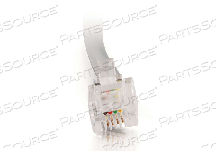CABLE, 28 AWG CABLE, PVC JACKET, RJ-11 MALE, RJ-11 MALE, MEETS ROHS, 7 FT by Legrand AV (C2G) CABLE, 28 AWG CABLE, PVC JACKET, RJ-11 MALE, RJ-11 MALE, MEETS ROHS, 7 FT by Legrand AV (C2G)