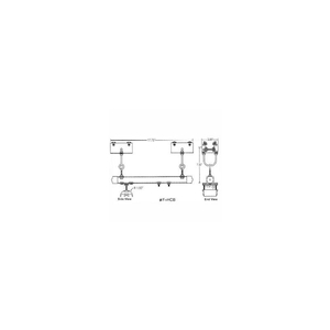 HUBBELL T-TRACK CONTROL BOX ASSEMBLY FOR FLAT CABLE by Gleason