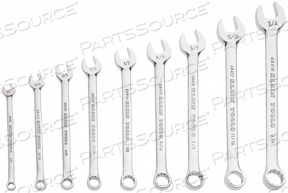 COMBINATION WRENCH SET, 9-PC. W/ POUCH by Klein Tools