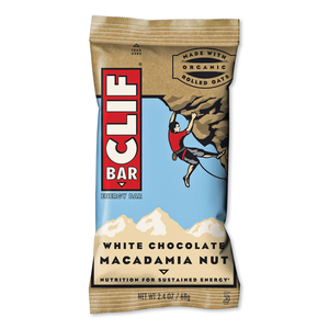 ENERGY BAR, WHITE CHOCOLATE MACADAMIA NUT, 2.4 OZ BAR, 12 BARS/BOX by CLIF Bar