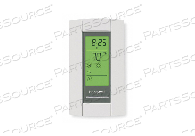 PREMIER WHITE LINE VOLT PRO 208/240V 4-WIRE DPST DIGITAL 7 DAY PROGRAMMABLE ELECTRIC HEAT THERMOSTAT by Honeywell