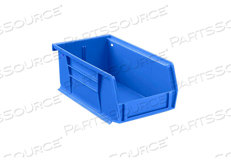 STACKABLE BIN, POLYPROPYLENE, 10 LB, 4 IN X 3 IN X 7-1/2 IN by Uline STACKABLE BIN, POLYPROPYLENE, 10 LB, 4 IN X 3 IN X 7-1/2 IN by Uline