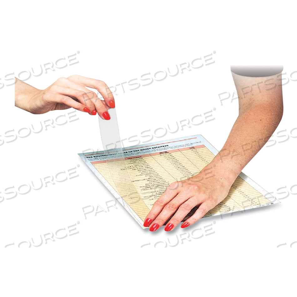 SELF-ADHESIVE REINFORCING STRIPS, 1 X 10.75, CLEAR by C-Line