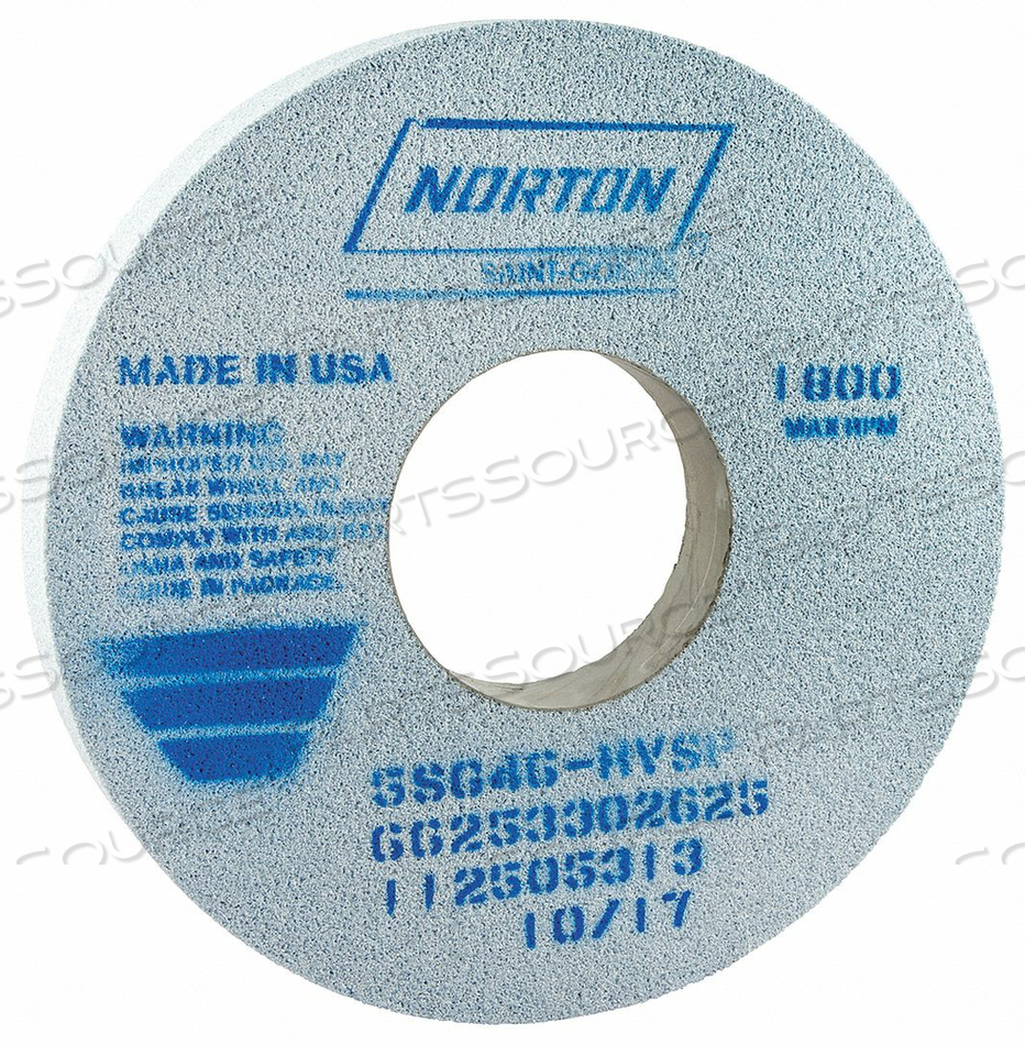 GRINDING WHEEL T1 14X1-1/2X5 CA 46G BLUE by Norton | Saint-Gobain Abrasives