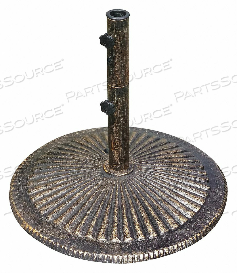 UMBRELLA BASE BRONZE CAST IRON 50 LB. by Island Umbrella UMBRELLA BASE BRONZE CAST IRON 50 LB. by Island Umbrella