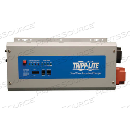 1000W 12V INVERTER / CHARGER PURE SINE WAVE 120V 4A/40A HARDWIRE 