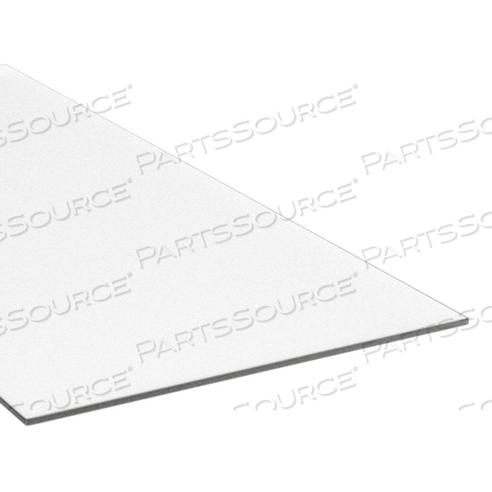 PLASTIC FILM, 24 IN WD, 24 IN LG, CLEAR, 9,000 PSI TENSILE STRENGTH, PLAIN, 0.015 IN THICK by Approved Vendor