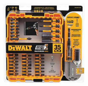 SCREWDRIVER BIT SET STEEL 35 PCS. by DeWalt