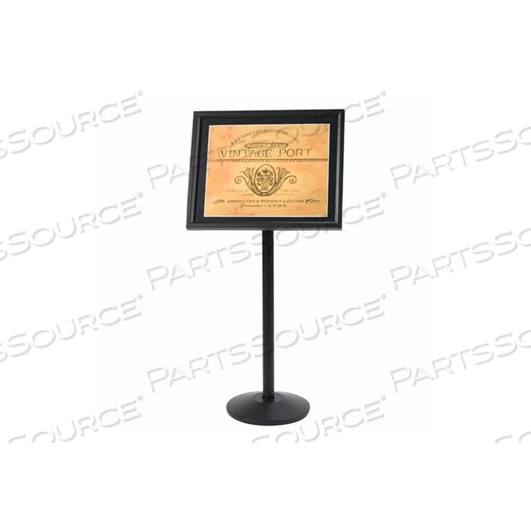 SMALL MENU AND POSTER HOLDER BLACK - 24"W X 20"H by Aarco Products