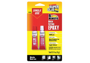 EPOXY ADHESIVE QUICK SETTING (2)-3GTUBES by Super Glue