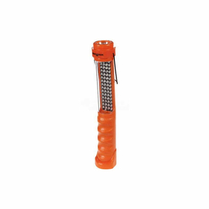 NIGHT STICK MULTI-PURPOSE LED FLASHLIGHT W/CLIP MAGNET, 200/170/325 LUMENS, ORANGE - PKG QTY 4 by Bayco