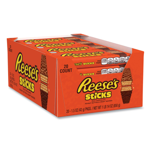 STICKS WAFER BAR, 1.5 OZ BAR, 20 BARS/BOX by Reese's