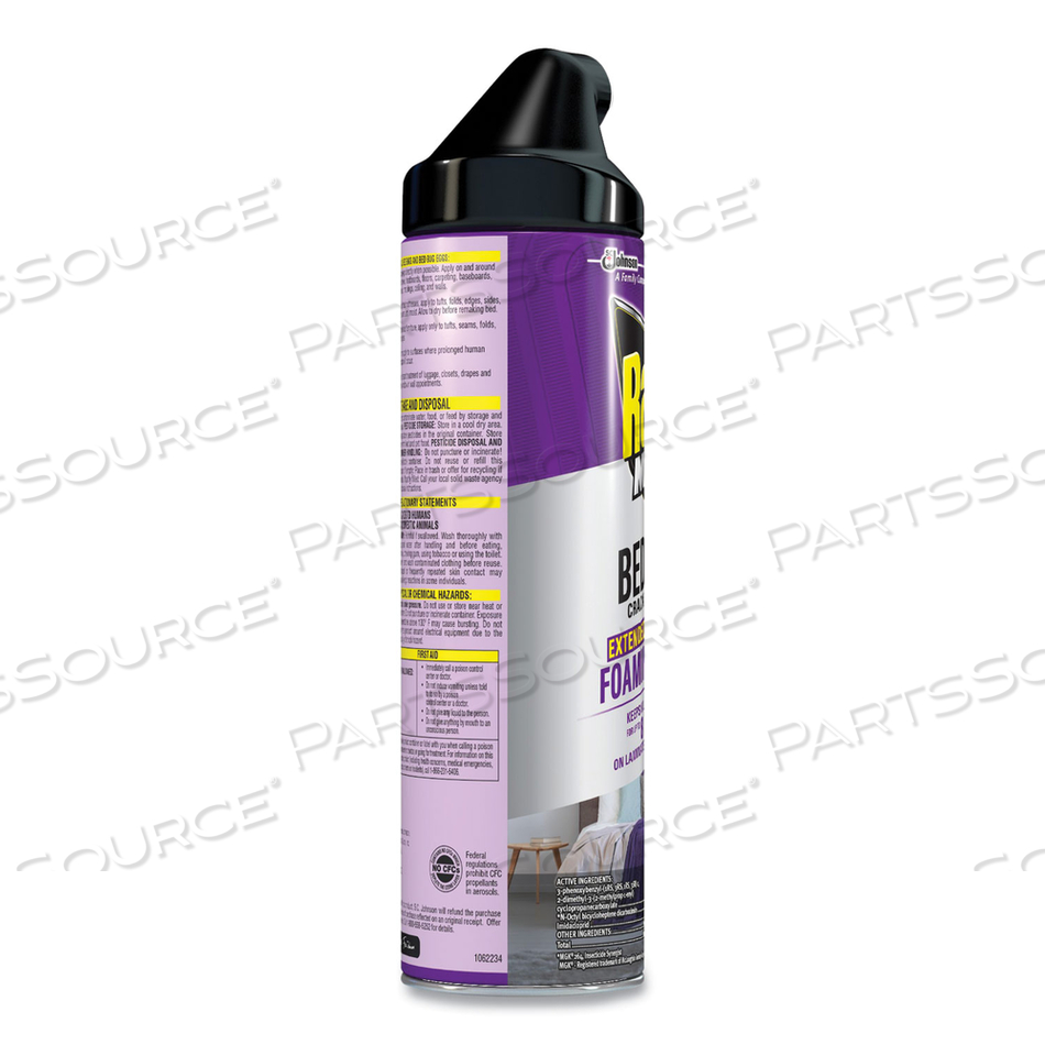 FOAMING CRACK AND CREVICE BED BUG KILLER, 17.5 OZ AEROSOL SPRAY 