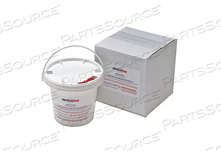 BATTERY RECYCLING KIT 6-1/2 X5-1/2 X6 by Recyclepak