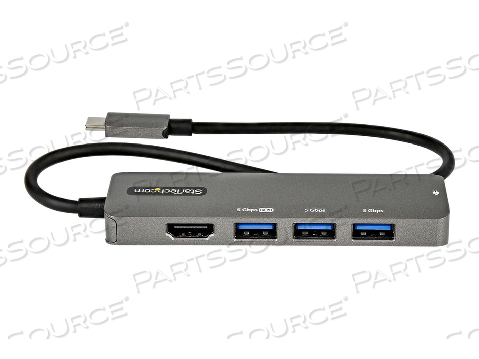 USB C MULTIPORT ADAPTER, USB-C TO HDMI 2.0B 4K 60HZ (HDR10), 100W POWER DELIVERY PASS-THROUGH, 4-PORT 5GBPS USB 3.0 HUB, USB TYPE-C MINI DOC by StarTech.com Ltd. USB C MULTIPORT ADAPTER, USB-C TO HDMI 2.0B 4K 60HZ (HDR10), 100W POWER DELIVERY PASS-THROUGH, 4-PORT 5GBPS USB 3.0 HUB, USB TYPE-C MINI DOC by StarTech.com Ltd.