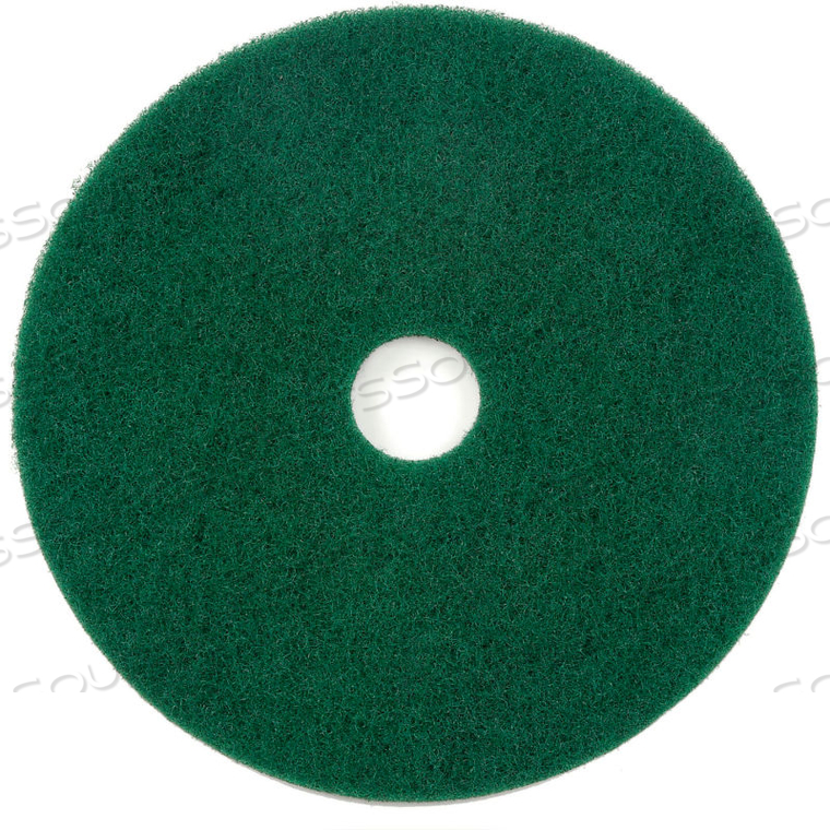18" SCRUBBING PAD, GREEN, 5 PER CASE by Americo Manufacturing Co.