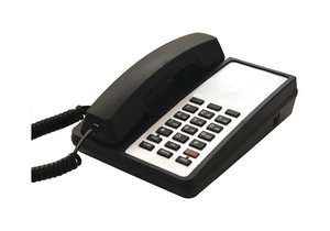 HOSPITALITY PHONE ANALOG WALL/DESK BLACK by Bittel