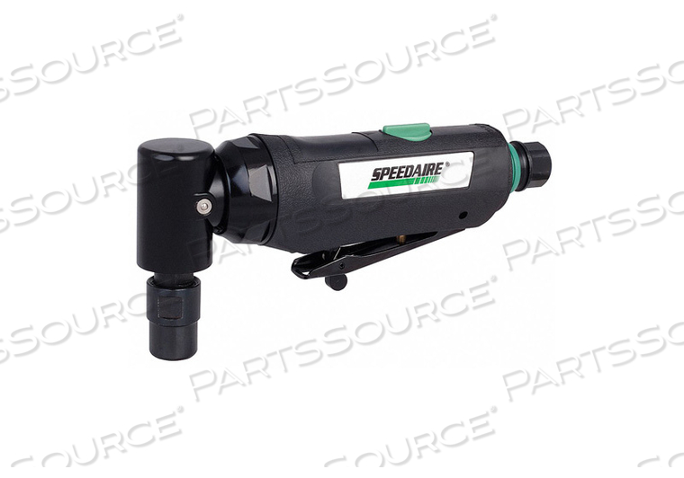 DIE GRINDER, DUTY MEDIUM DUTY, HORSEPOWER 0.4 HP, COLLET SIZE 1/4 IN, GRINDER ORIENTATION RIGHT ANGLE, AIR INLET CONNECTION SIZE 1/4 IN, AIR by Speedaire
